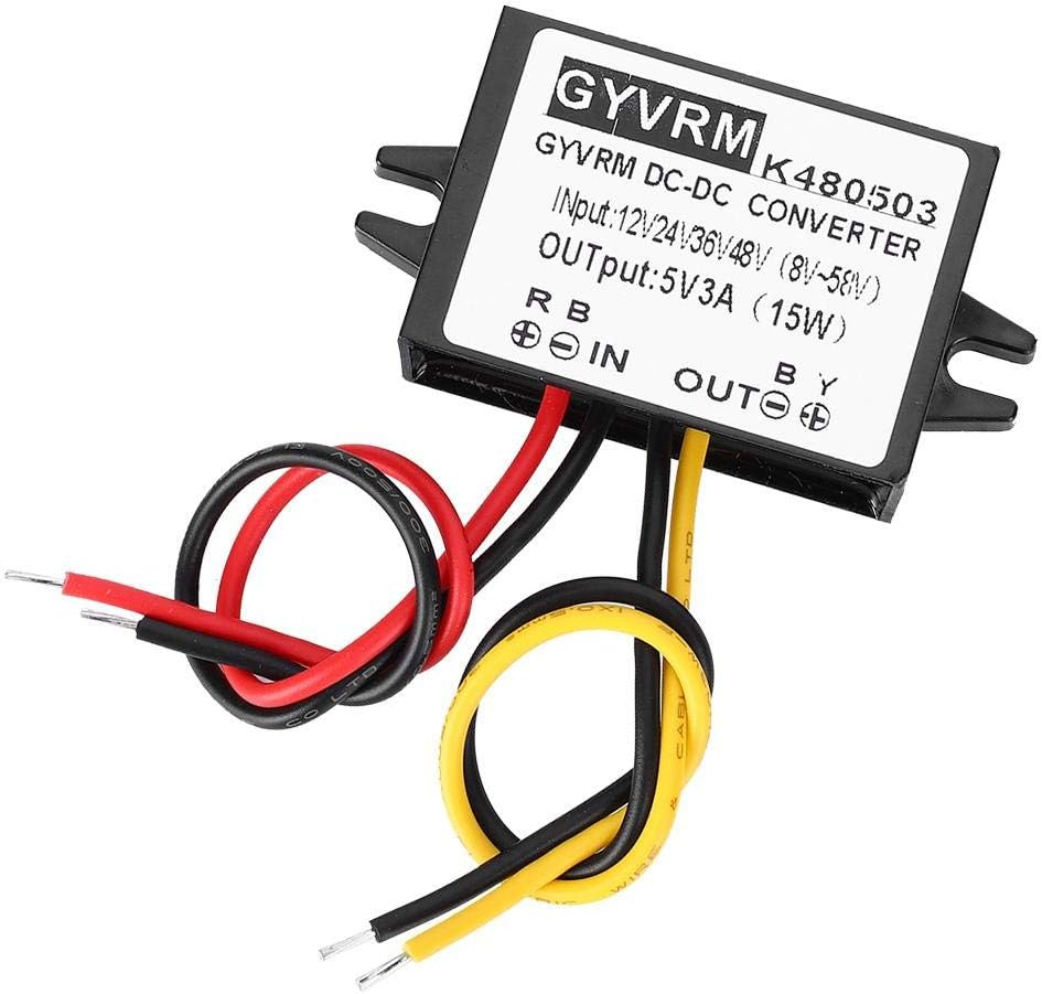 DC-DC 12V/24V/36V/48V to 5V 3A Voltage Converter Step down Power Transformer Supply Module 15W image number 3