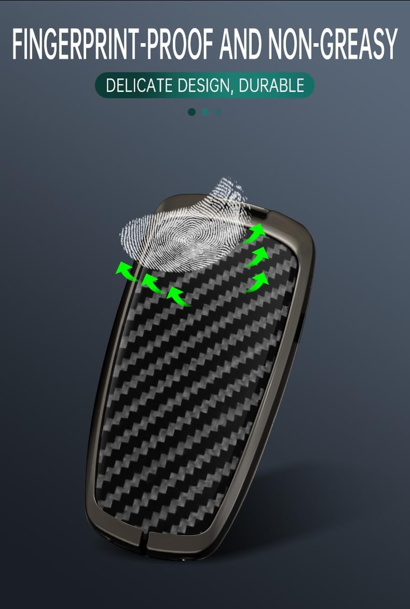 Ontto Alloy Car Key Fob Cover Fit for Ford Mustang Edge Fusion S-Max Ranger Mondeo F-150 F-250 Ecosport Key Case Keyring PVC Key Shell Holder Keychian Accessories 2/3/4/5 Buttons Black - Blue image number 3