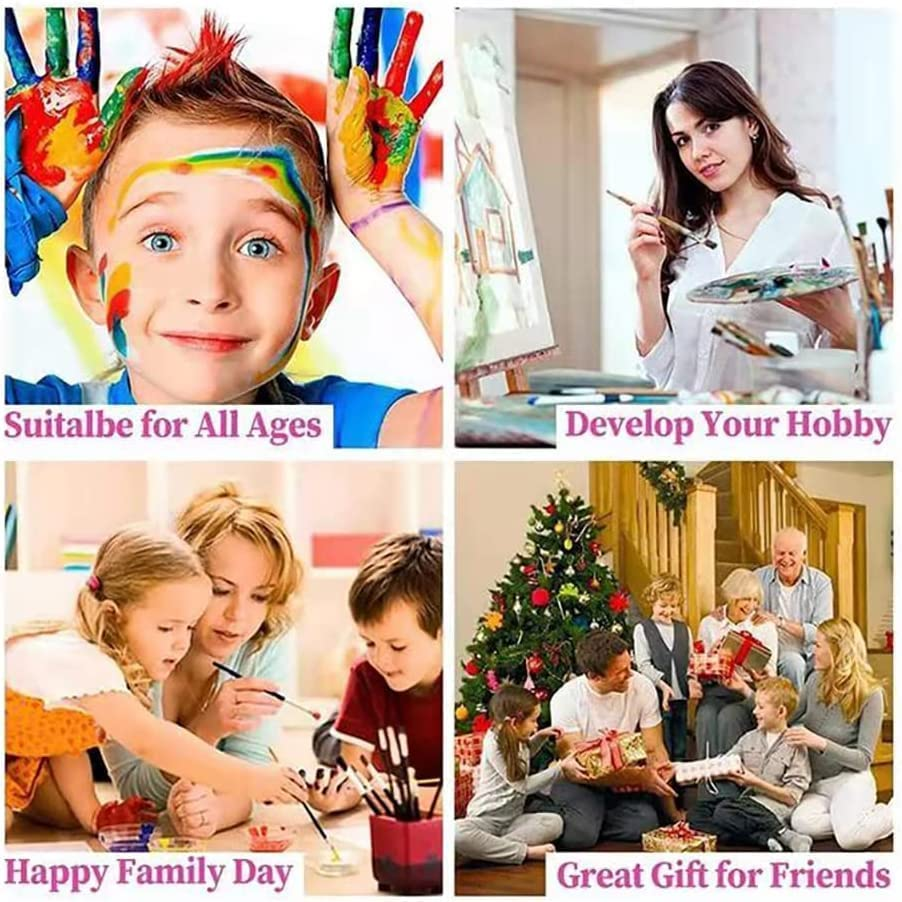 Paint by Number for Adults.Butterflys Girl DIY Acrylic Painting Kit for Kids and Adults Beginner &ndash; 16&rdquo; X 20&rdquo;With 3 Brushes and Bright Colors image number 1