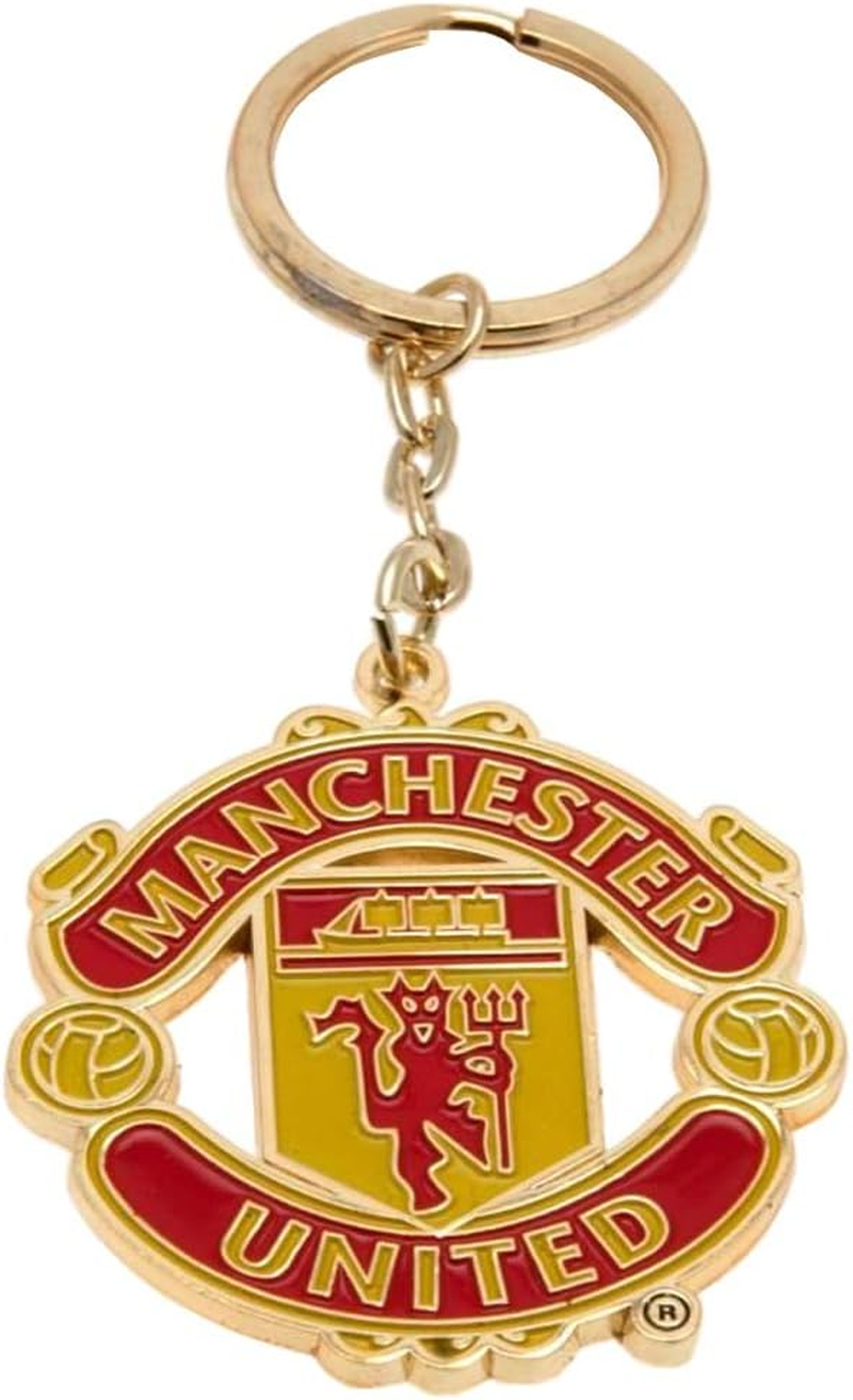 Manchester United マンチェスター・ユナイテッド フットボールクラブ FC オフィシャル商品 クレスト キーホルダー