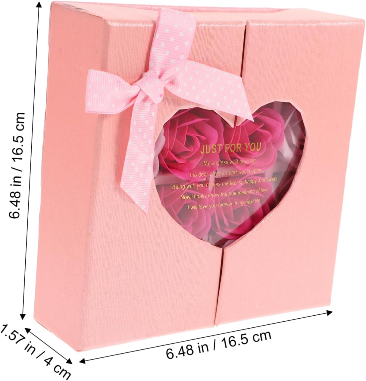 Beavorty Realistic Soap Flower Box Smooth Petals Unique Valentine'S Day Women Mother'S Birthday Present image number 2