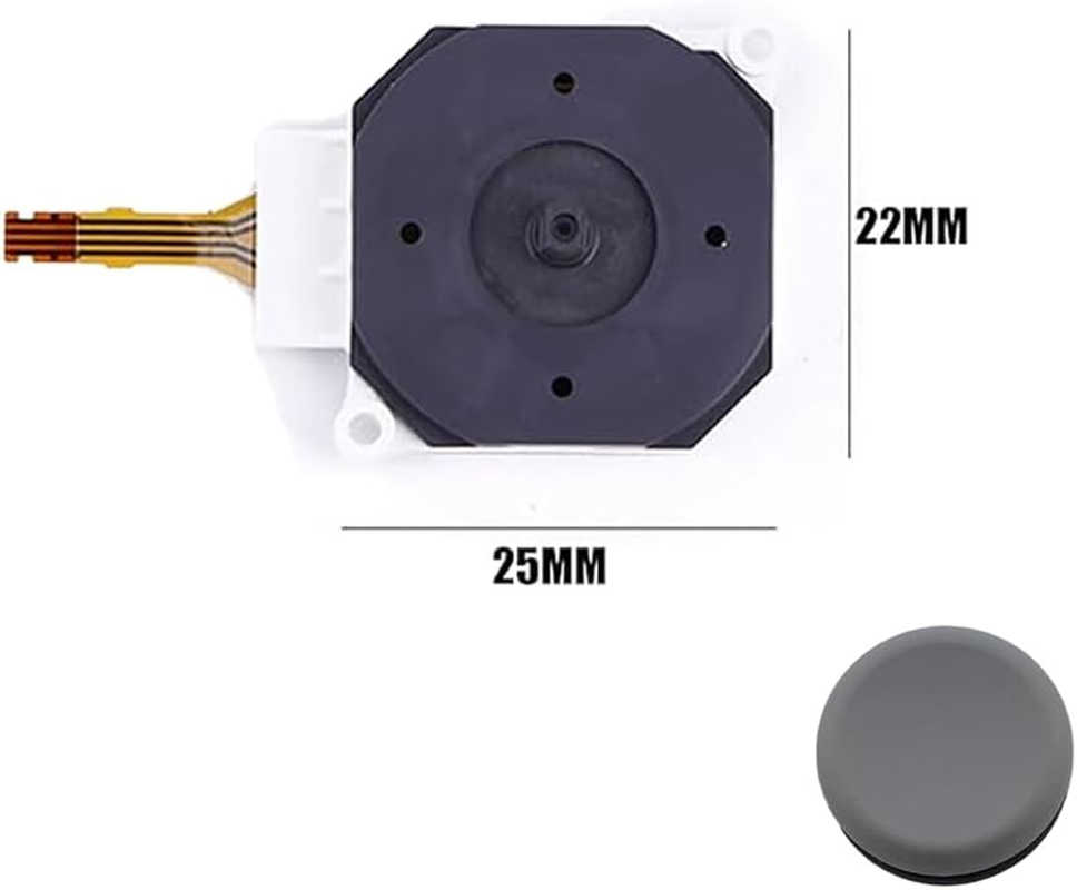 Analog Thumb Stick Joystick and Rocker Cap 1PC, Compatible with Nintendo 3DS, 3DS XL, 3DS LL, Gamepad Controller Replacement Part image number 3