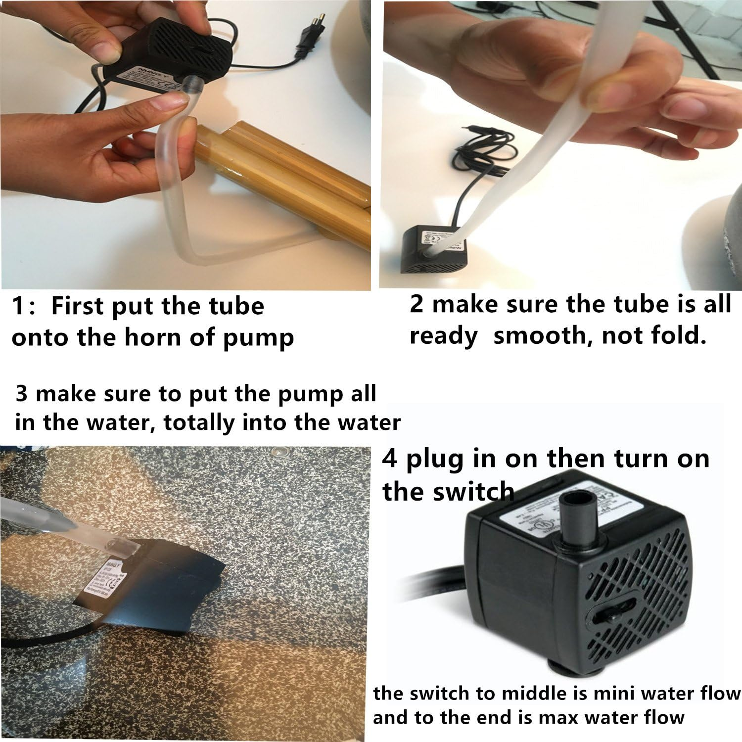 Bamboo Water Fountain Medium 12 Inch Three Arm Style without Pump, Indoor or Outdoor Zen Garden Decor Fountain, Natural, Split Resistant Bamboo, Combine with Any Container to Create Your Own Fountaion image number 1