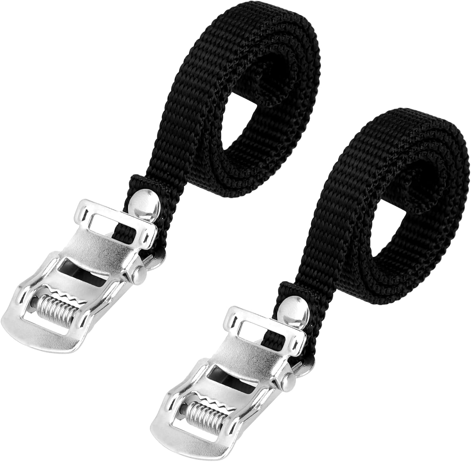 2 PCS Bike Pedal Straps Universal Replacement Foot Pedal Straps for Bicycles or Exercise Bike Spin image number 3