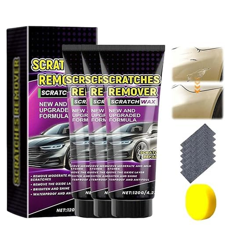 2025 New Nano Sparkle Cloth for Car Scratches, Nano Sparkle Cloth Car Scratch Remover, Car Scratch Repair Paste Polishing Wax, Auto Scratch Remover for Vehicles Cars Scratch Repair Kit (1PCS)