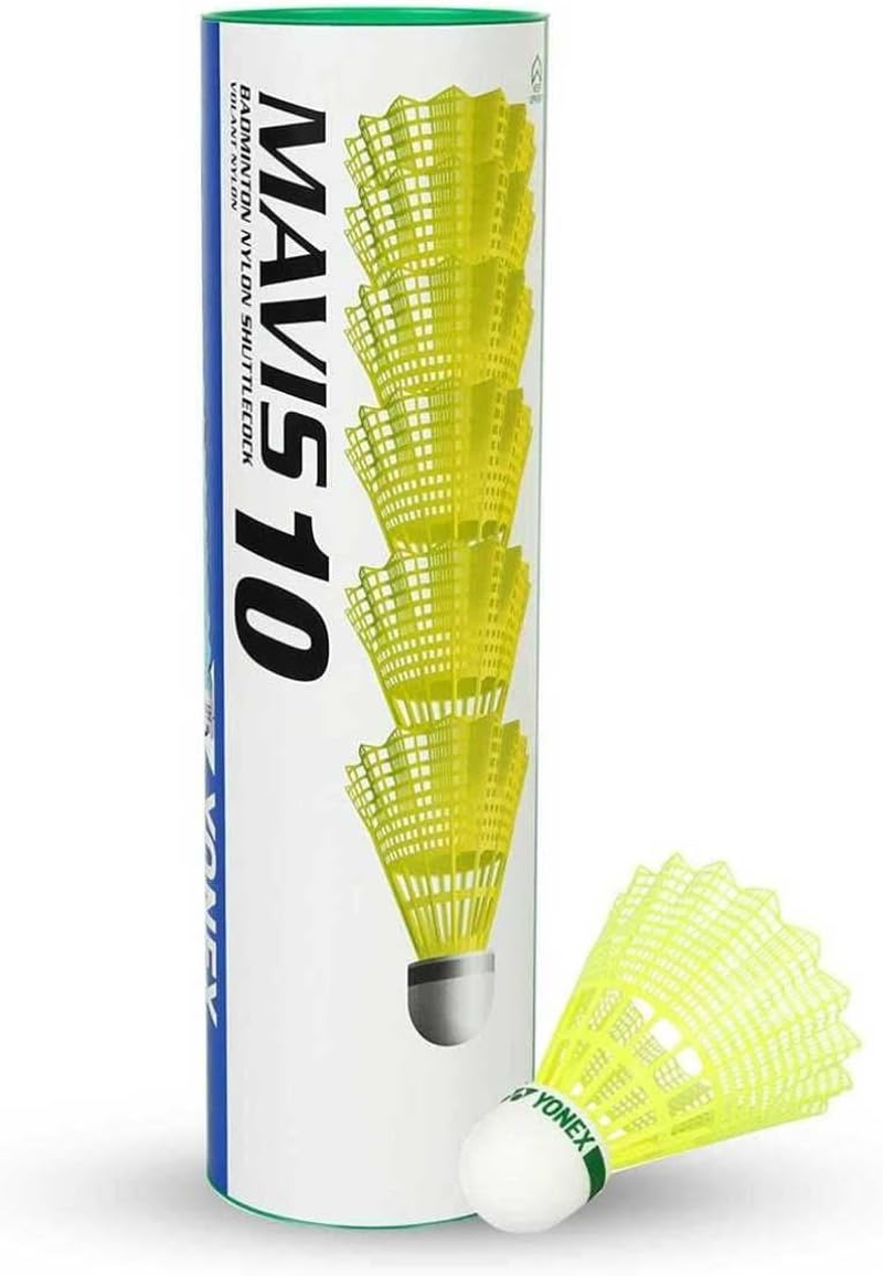 YONEX Mavis 10 Nylon Badminton Shuttlecock 6 Pack