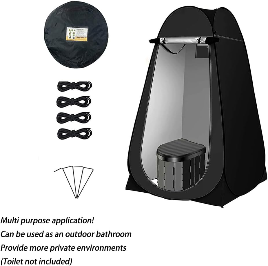 Portable Pop up Privacy Tent,Camping Shower and Changing Tent,Portable Privacy Tent with Bag for Camping, Beach, Hiking, Travel,Portable Folding Toilet Potty for Adults, Outdoor Camp Shower image number 1