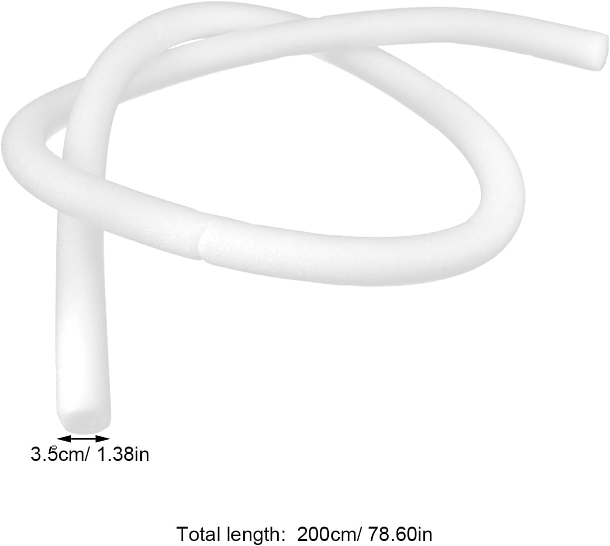 Jojofuny Caulking Filler round Shape Foam Strip for Door and Window Gaps Flexible Gap Filler Tape 78.74In Length Soft Sealant Backer Rod for Home Improvement image number 3