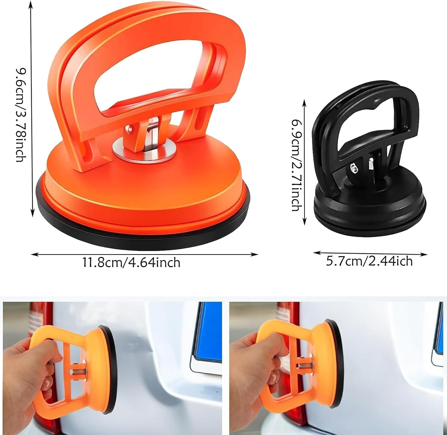 3 Pcs Automotive Dent Removal Tool,Powerful Suction Cup Repair Tool,Automotive Suction Cup Dent Remover and Dent Repair Kit,For Automotive Body Repair Tools,Glass, Screens,Tiles,Mirrors image number 1