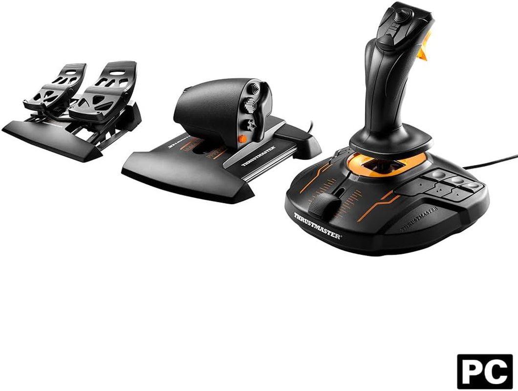Thrustmaster T16000M FCS Flight Pack - Joystick, Throttle and Rudder Pedals for PC image number 3