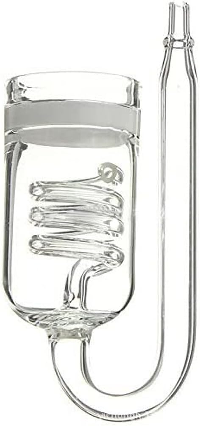 Twister Glass Pollen CO2 Diffuser Spiral Refiner, DIY for Freshwater Planted Aquarium Fish Tank Aquatic Plants image number 1