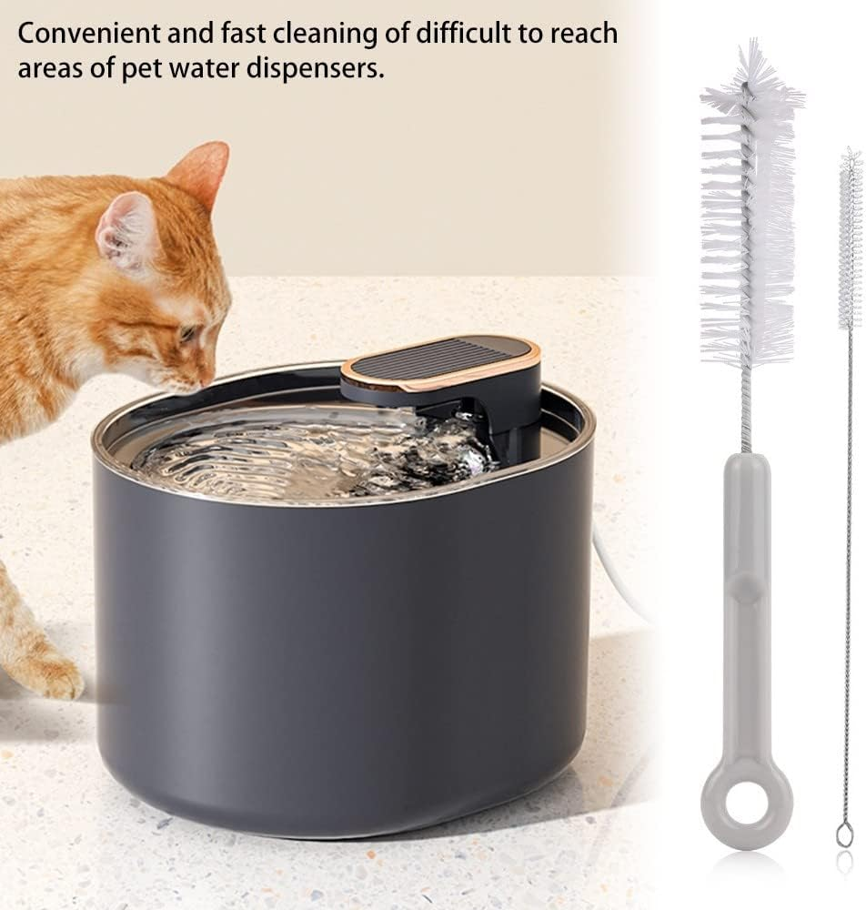 3PCS Pet Water Fountain Cleaning Kit, Cat Water Fountain Brushes & Sponge for Pet Dog Cat Water Fountain Feeder Toy Cup Bowl