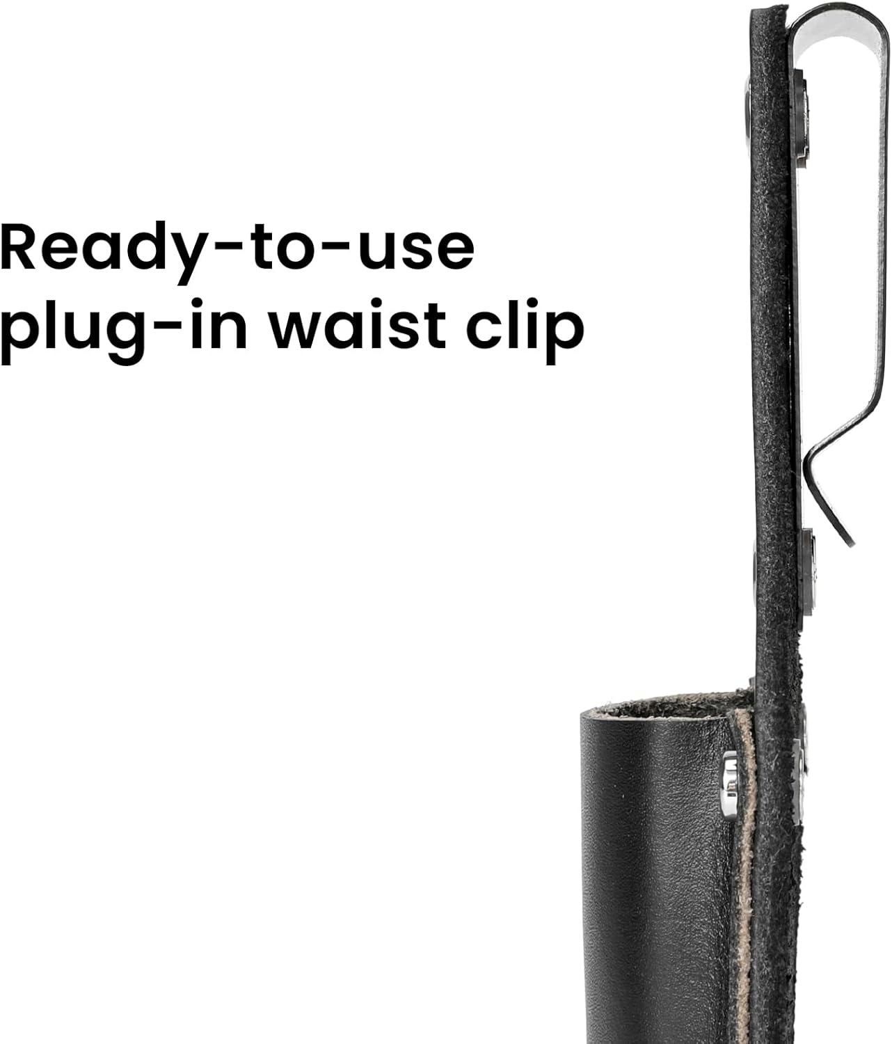 Garden Pruner Sheath,Pruner Tool Holster,Premium Genuine Leather Pruner Holster Protective Case for Garden Pruning Snips and Clippers image number 6