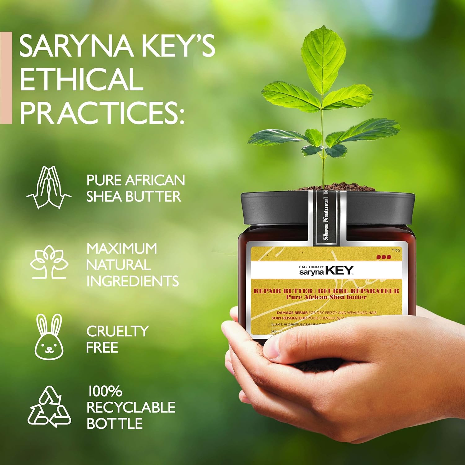 Saryna Key Damage Repair African Shea Butter Mask 500Ml image number 2
