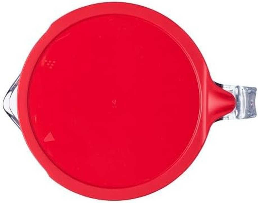 Pyrex Cook&Enjoy Measure Jug with Lid &ndash; High and Low Pouring Spout for Controlled Flow &ndash; Borosilicate Glass with Visible Measuring Scale, Freezer Dishwasher Microwave Safe &ndash; 1 Litre Capacity