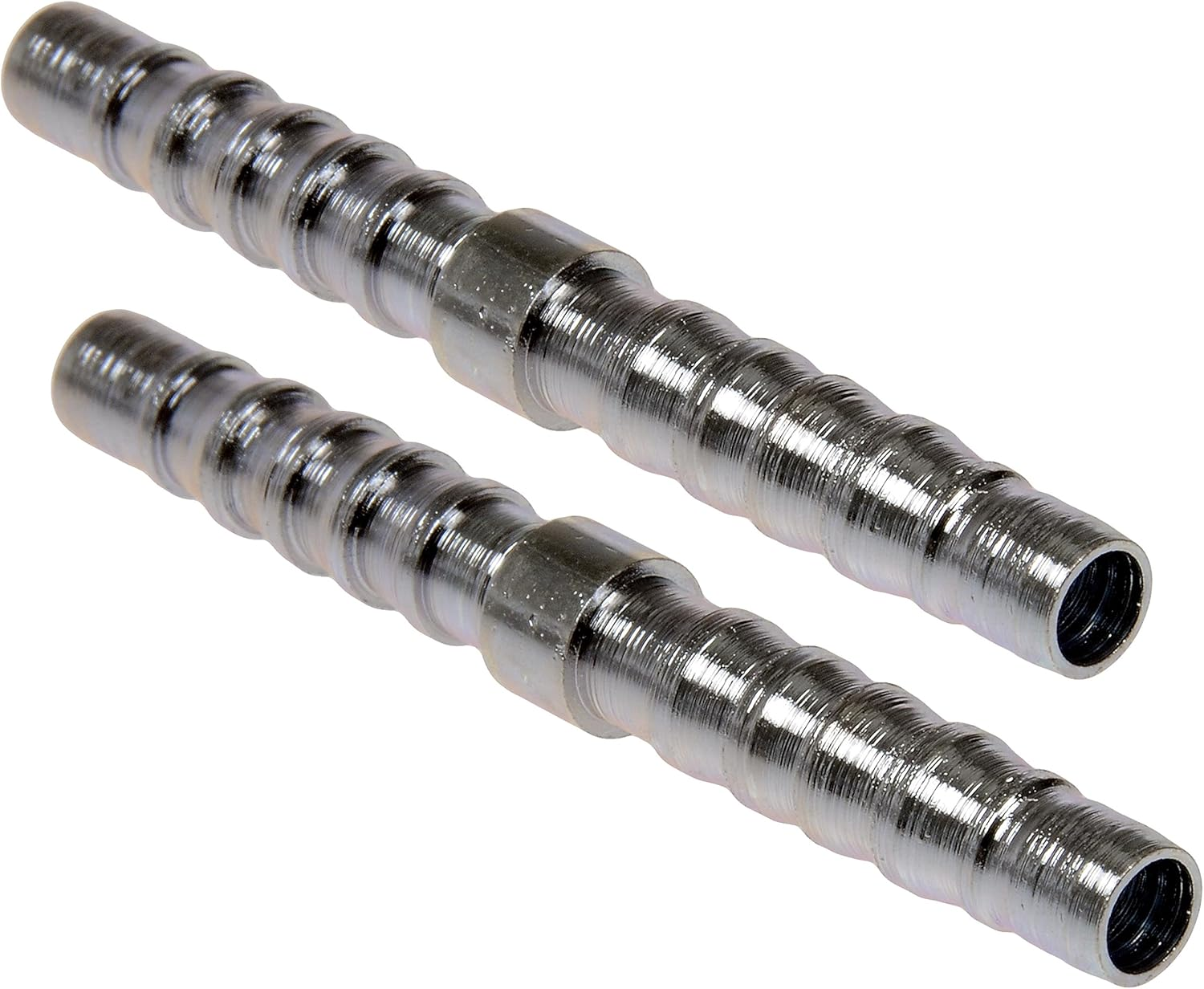 Dorman 800-012 Barbed Carbon Steel Fuel Line Union for 5/16 In. Nylon Fuel Lines, Pack of 2 image number 1