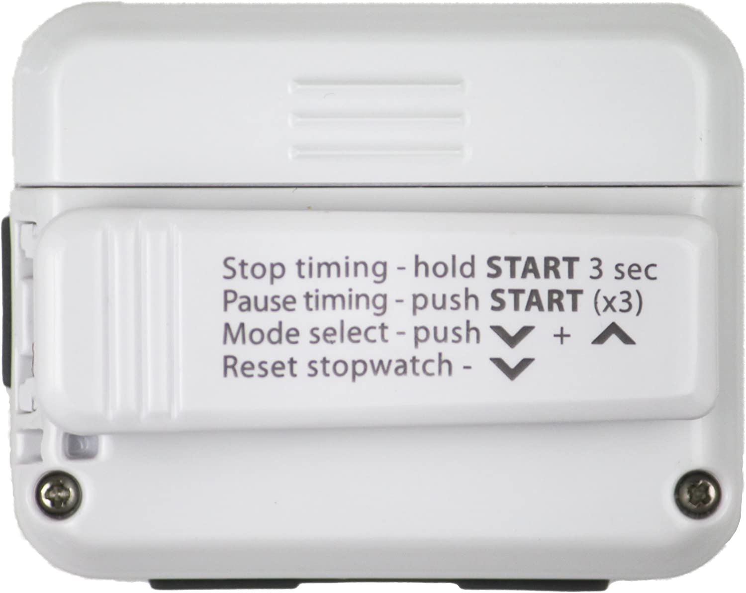 Gymboss Interval Timer and Stopwatch - White/Gray Gloss image number 5