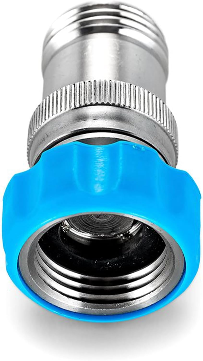 Camco Flow Stainless-Steel Regulator, Protects RV Plumbing High Pressure Water, Compatible with 3/4" Garden Hose Threads, 40054 image number 1
