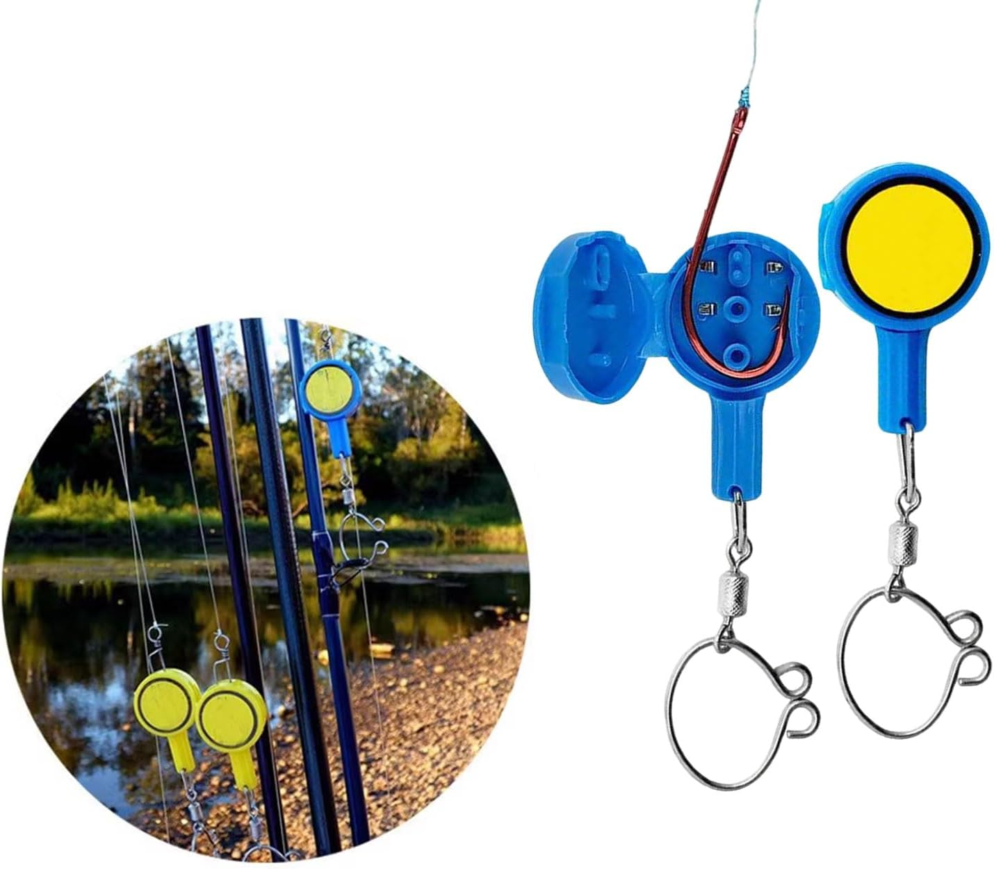 BGENHPON Fishing Knot Tying Tool for Anglers with Nail Knot Feature | Easy to Use Fishing Tackle Accessories | Protect Hands from Sharp Fish Hooks | Ideal for Ice Fly Fishing image number 4