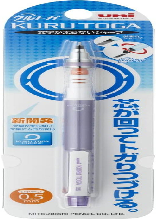 Uni Kurutoga Mechanical Pencil Standard, 0.5Mm, Violet (M54501P.12) image number 5