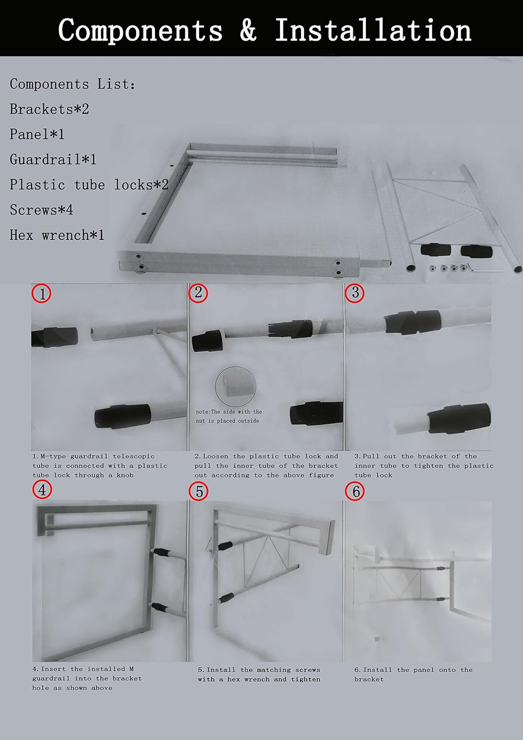 QNA Multifunctional Microwave Shelf, U Shape 2 Tier Oven Stand, Kitchen Storage & Organisation, Countertop Organizer with Adjustable Width (Black) - Black image number 3