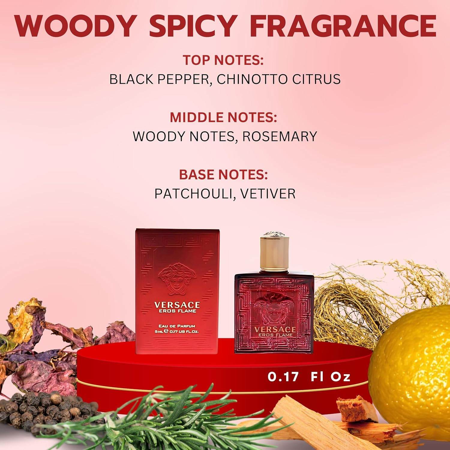 Versace Versace Eros Flame Mini Eau De Parfum 5Ml image number 1