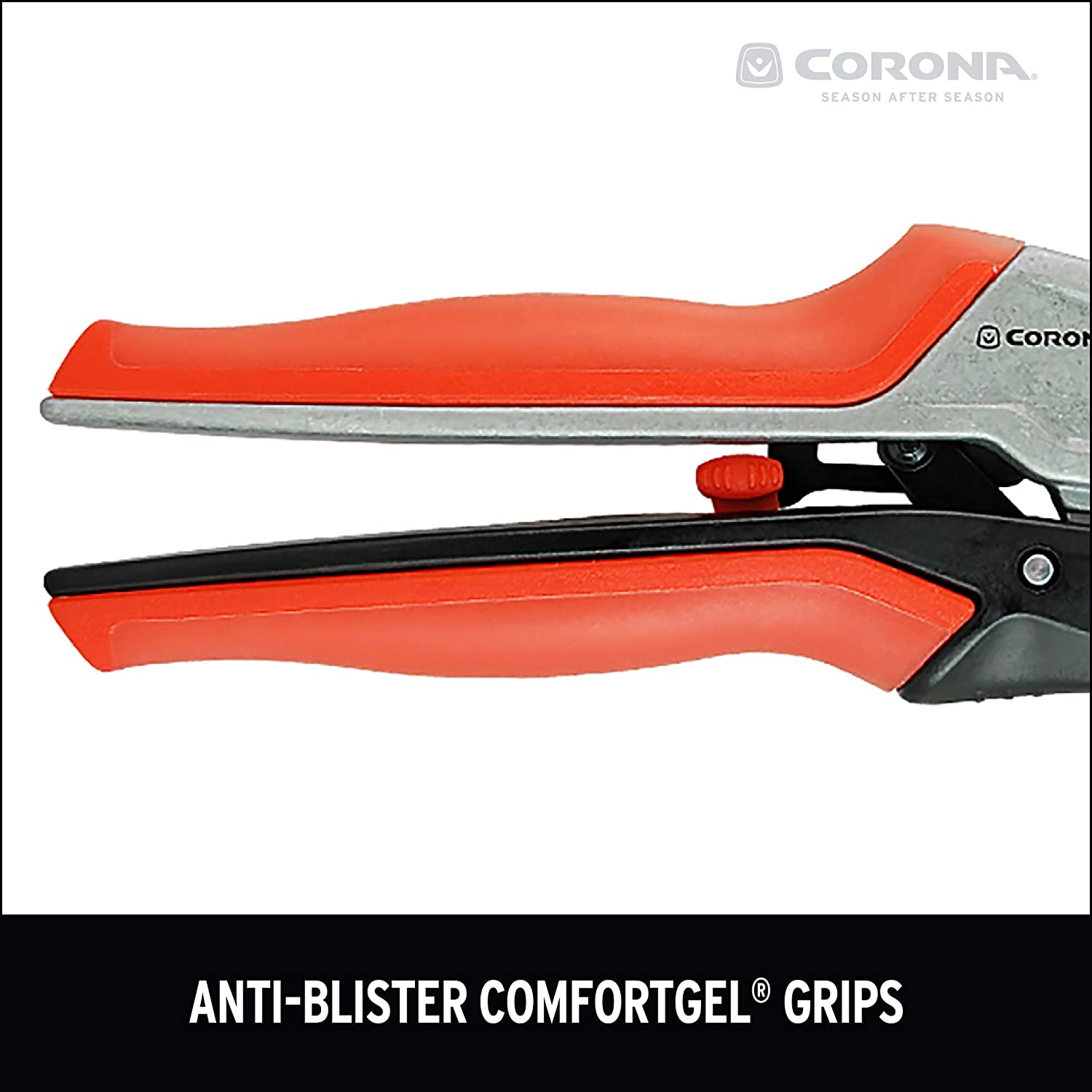 Corona RP 4224D Ratchetcut Rachet Hand Pruner - 3/4 Inch Cut Capacity Stem and Branch Garden Shears, Red image number 3