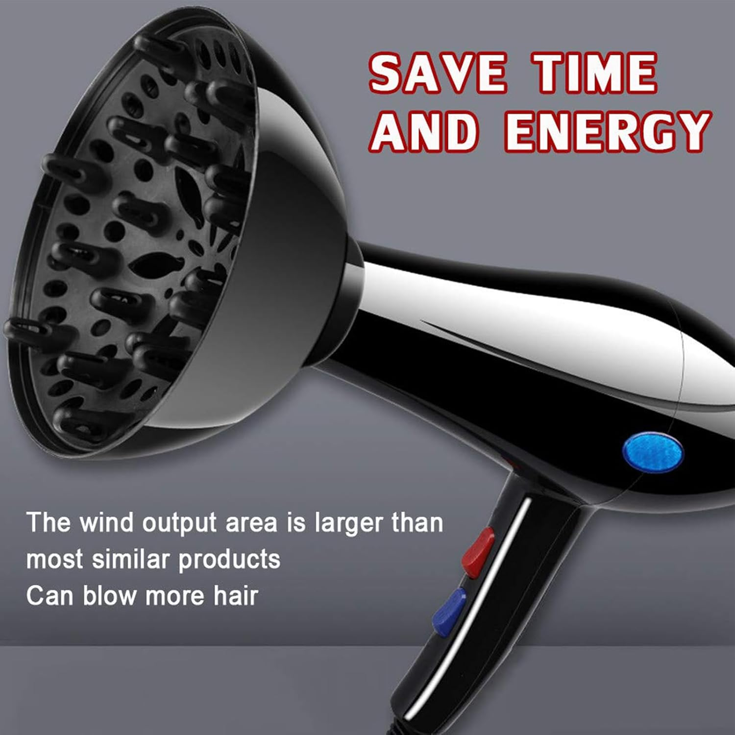 Ungtyb Curly Hair Diffuser Attachment, Professional Salon Tool, Enhanced Frizz Control, Adjustable Hair Dryer Accessory for Women Ideal for Curly or Wavy Hair, 5.31X3.15 Inches image number 3