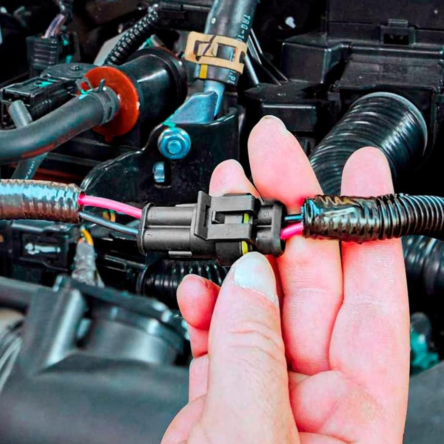 DIANN DIANN Waterproof Car Electrical Connector Terminals 708Pcs Automotive Electrical Wire Connector Plug Kit 1/2/3/4 Pin Connectors Male and Female image number 1