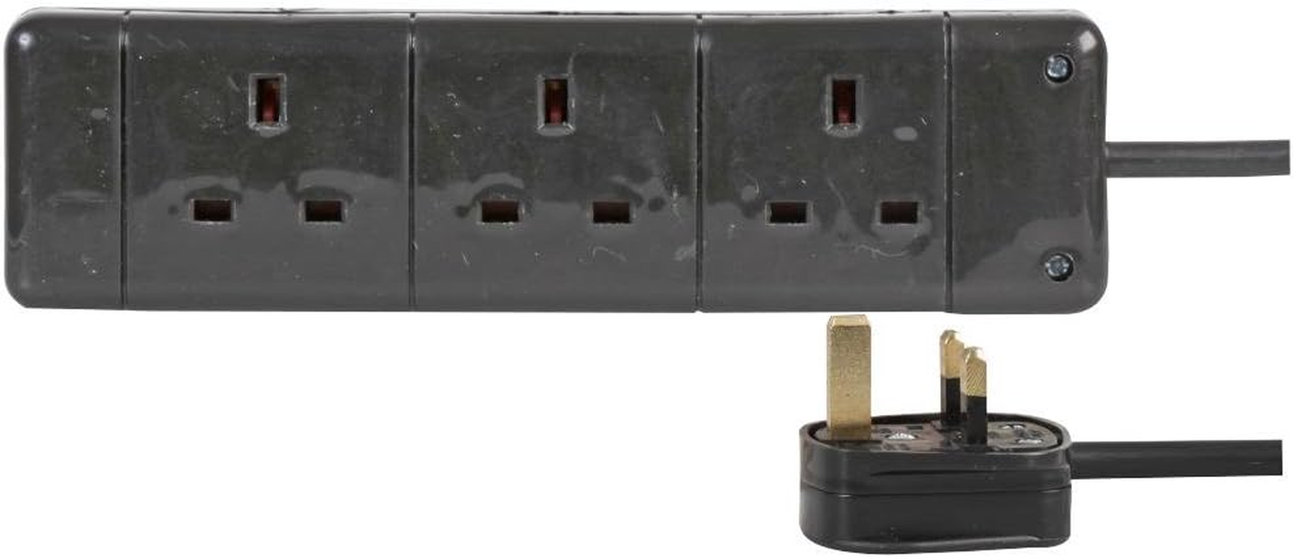 Pro Elec PELB1520 4-Gang Extension, Black, 1M Lead