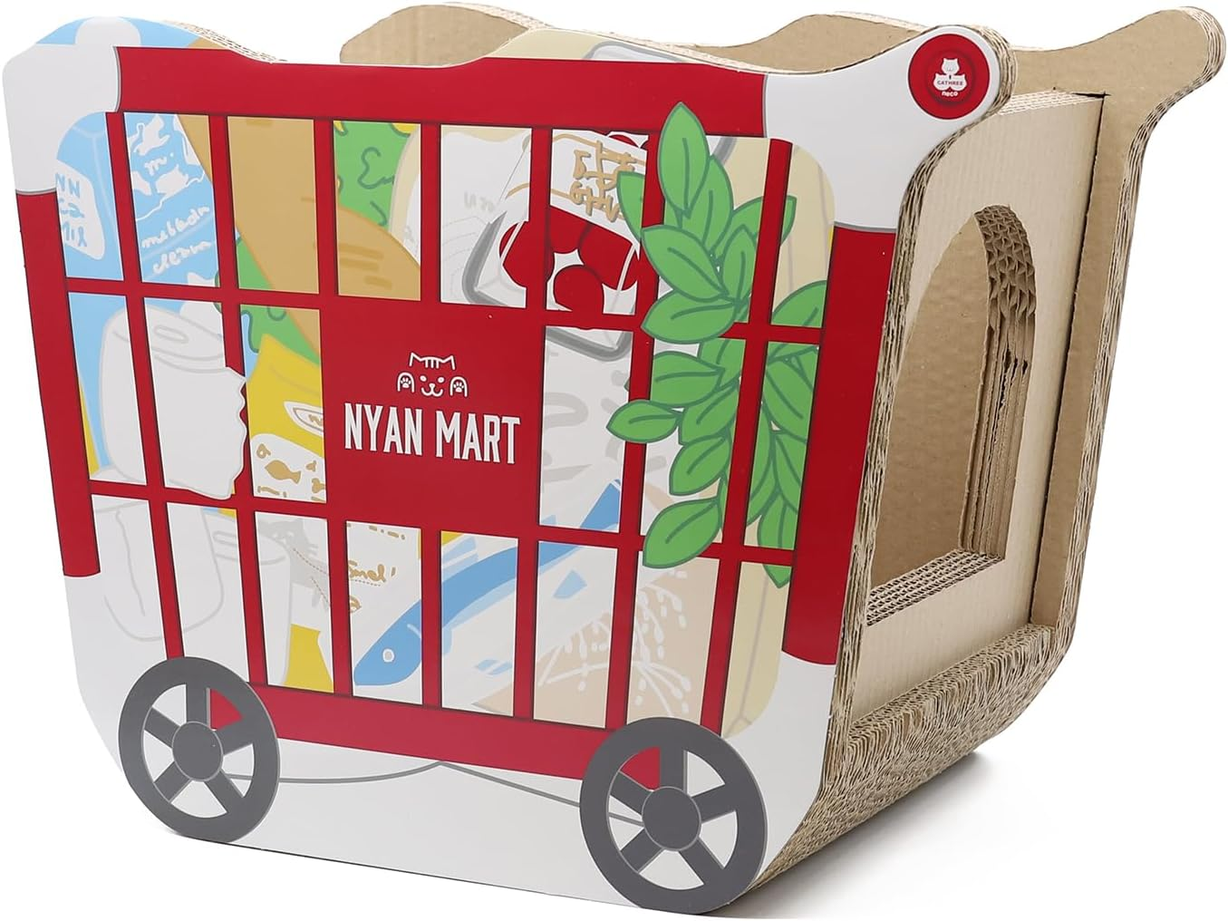 Three Arrows PIPI Shopping Cart with Powder Claw-Sharpener Cat image number 3