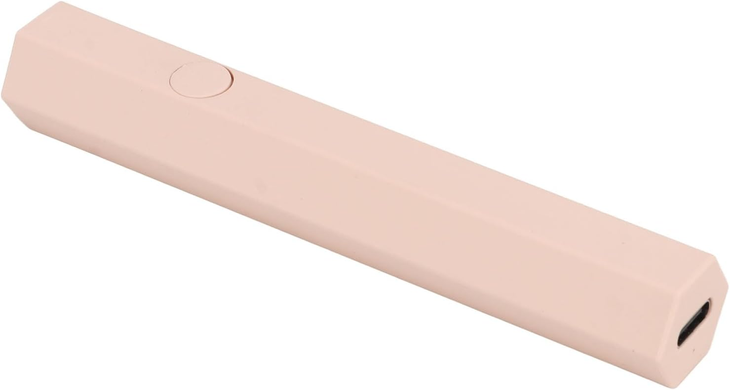Handheld Nail Lamp Soft Light UV LED Portable Mini Nail Dryer Curing Home (Pink) image number 3