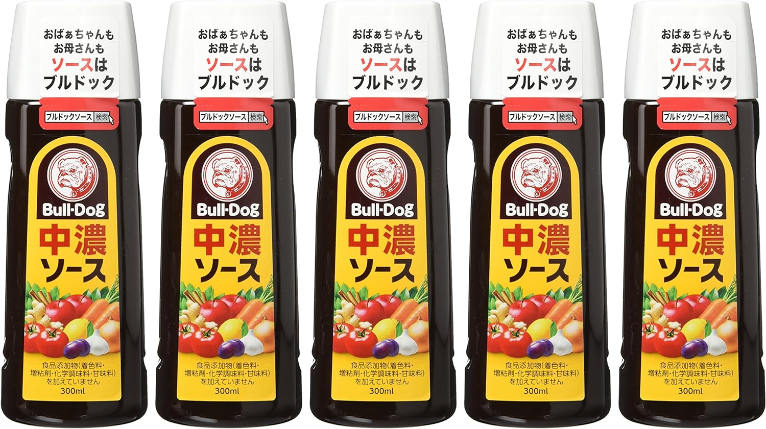 Bull-Dog CHUNO Semi-Sweet Sauce 300Ml Made in Japan Japanese Asian Sauce Condiments
