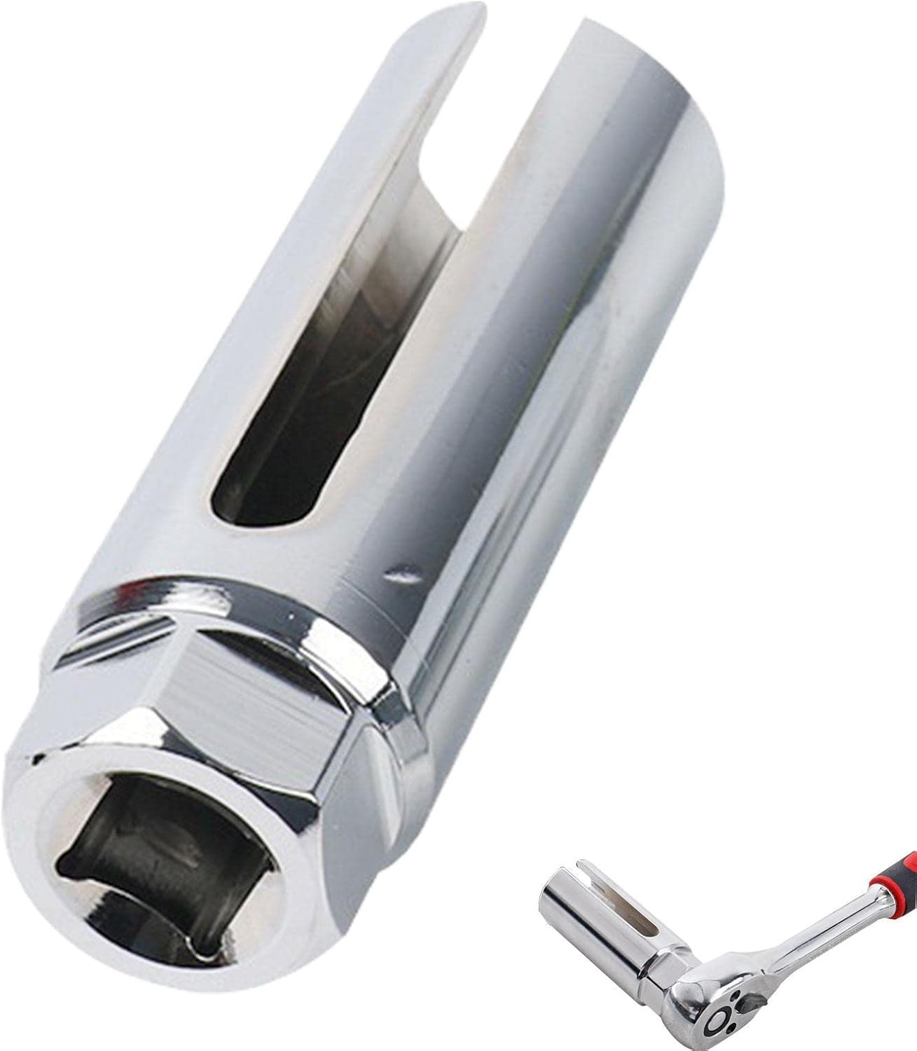 Oxygen Sensor Removal Tool - Powerful Drive Oxygen Sensor Socket - 22Mm Car Sensor Removal Tool for Auto Repairing for a 1/2Inch Drive Ratchet or Breaker