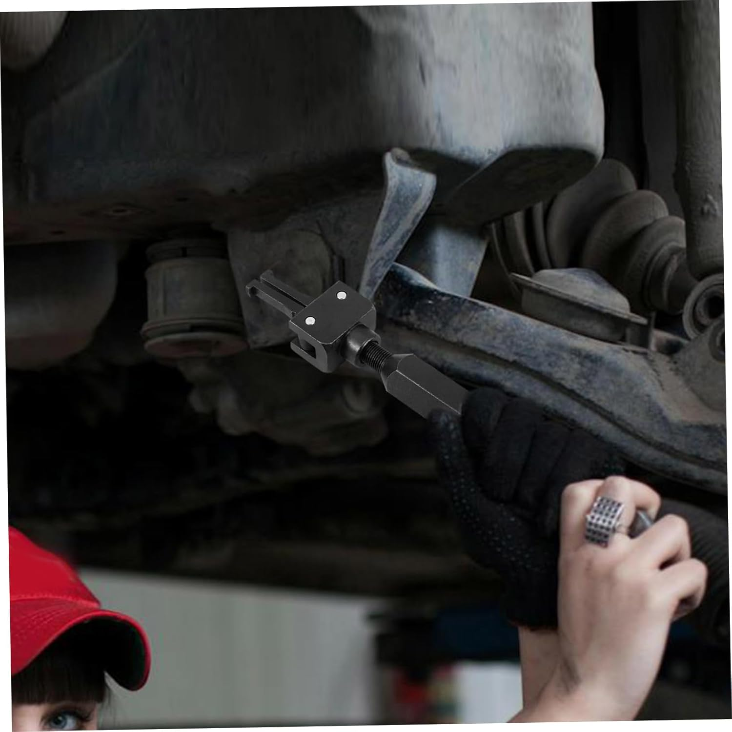 GETAJGHSD Guide Bearing Removal Tool Slide Hammer Bearing Puller for Automotive Mechanical Maintenance and Threaded Rod for Motorcycle Wheel image number 4