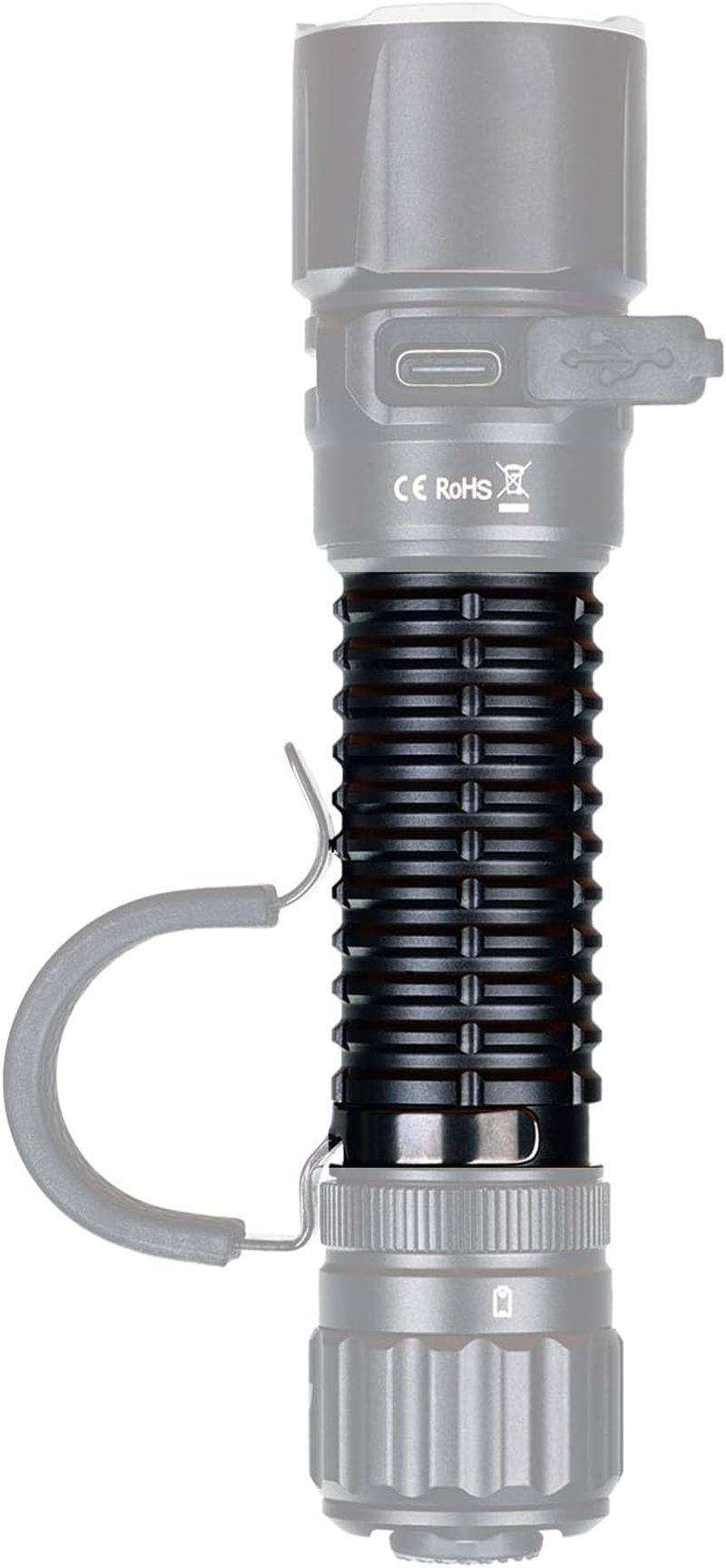 Wurkkos Long Tube for Td07(Black) image number 1