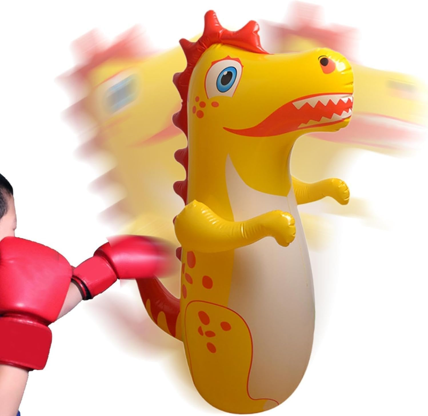 1 Pcs Kids Freestanding Inflatable Punching Bag - Adjustable Height Boxing Training Equipment for Boys & Girls, Indoor/Outdoor Exercise Toy for Children'S Fitness & Stress Relief image number 1