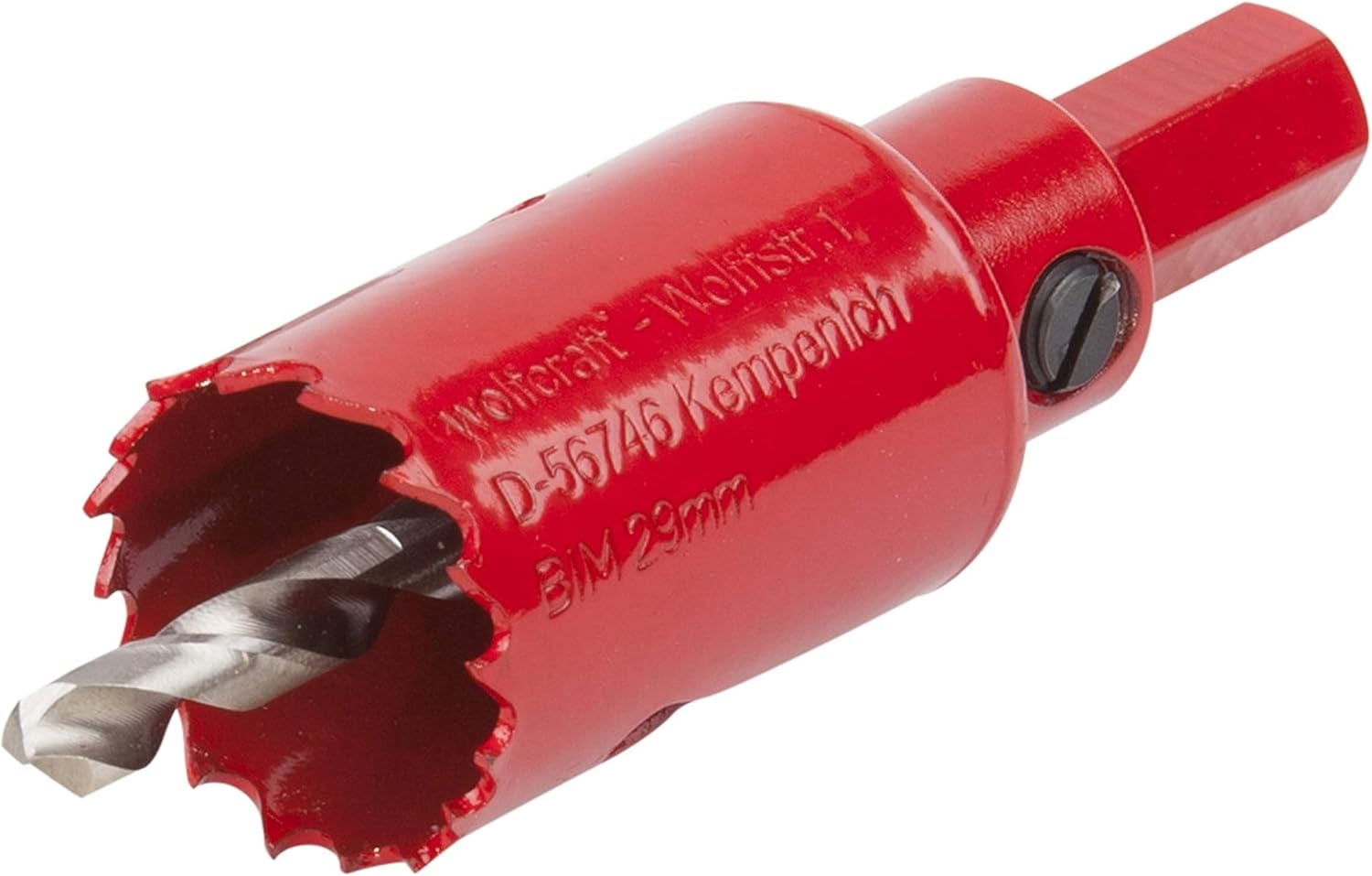 Wolfcraft Bi-Metal Hole Saw, &Oslash; 76 Mm I 5494000 I for Drywall Materials, Wood, Plastics and Metals, Cutting Depth 40 Mm image number 5