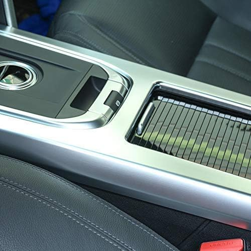 Car Gear Shift Panel Cover Frames 1Pc for Land Rover Discovery Sport 2015 2016 2017 2018 2019(Silver) image number 1
