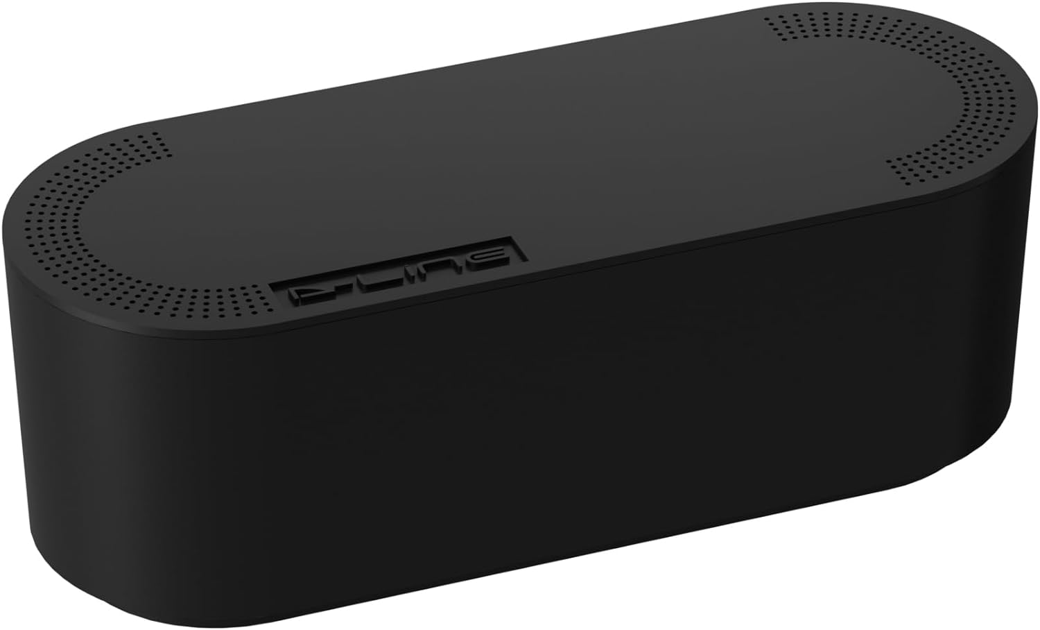 D-Line Cable Management Box | Hide and Conceal Power Strips and Electrical Cords from Tvs, Computers, Gaming Consoles and Pcs | Cord Organizer Made from Electrically Safe ABS Material | Small, Black