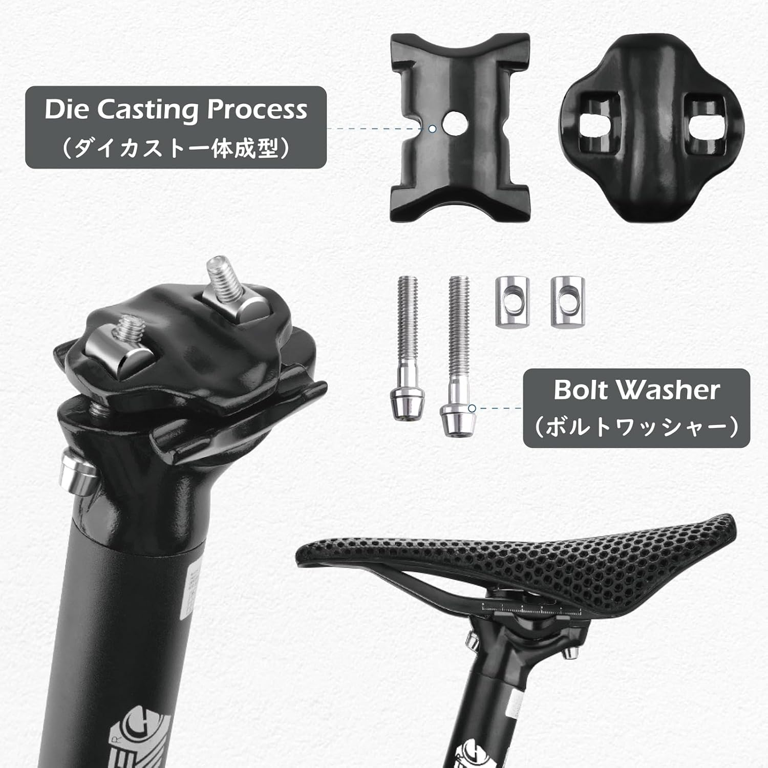 TRIWONDER Seat Post 27.2/30.9/31.6Mm Mountain Bike Seatpost 400Mm Length Aluminum Alloy Bike Seat Post for MTB, Road Bike, E-MTB image number 5