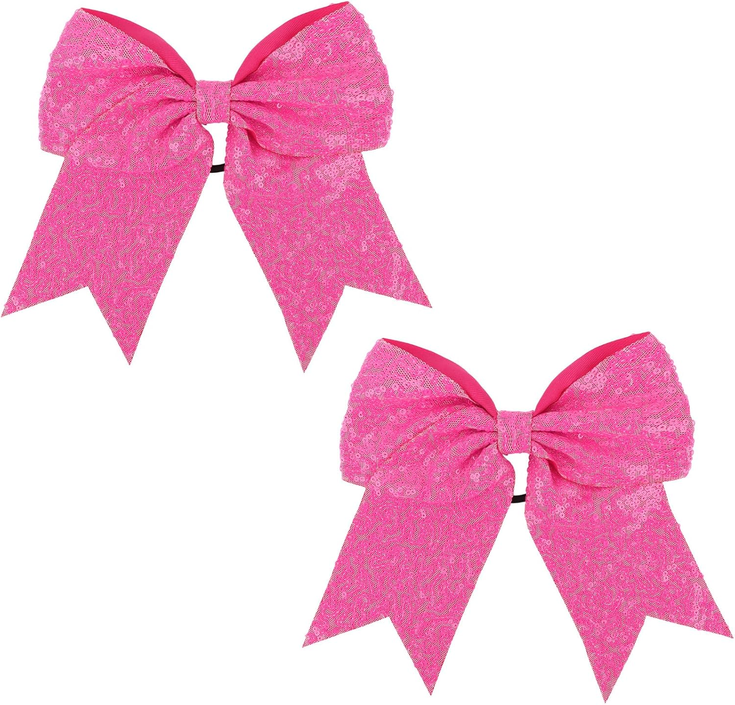 Srotmirw Women'S Hair Scrunchies, Pack of 2 Light Pink Bow Braid Scrunchies for Women and Girls for Everyday Use or Party