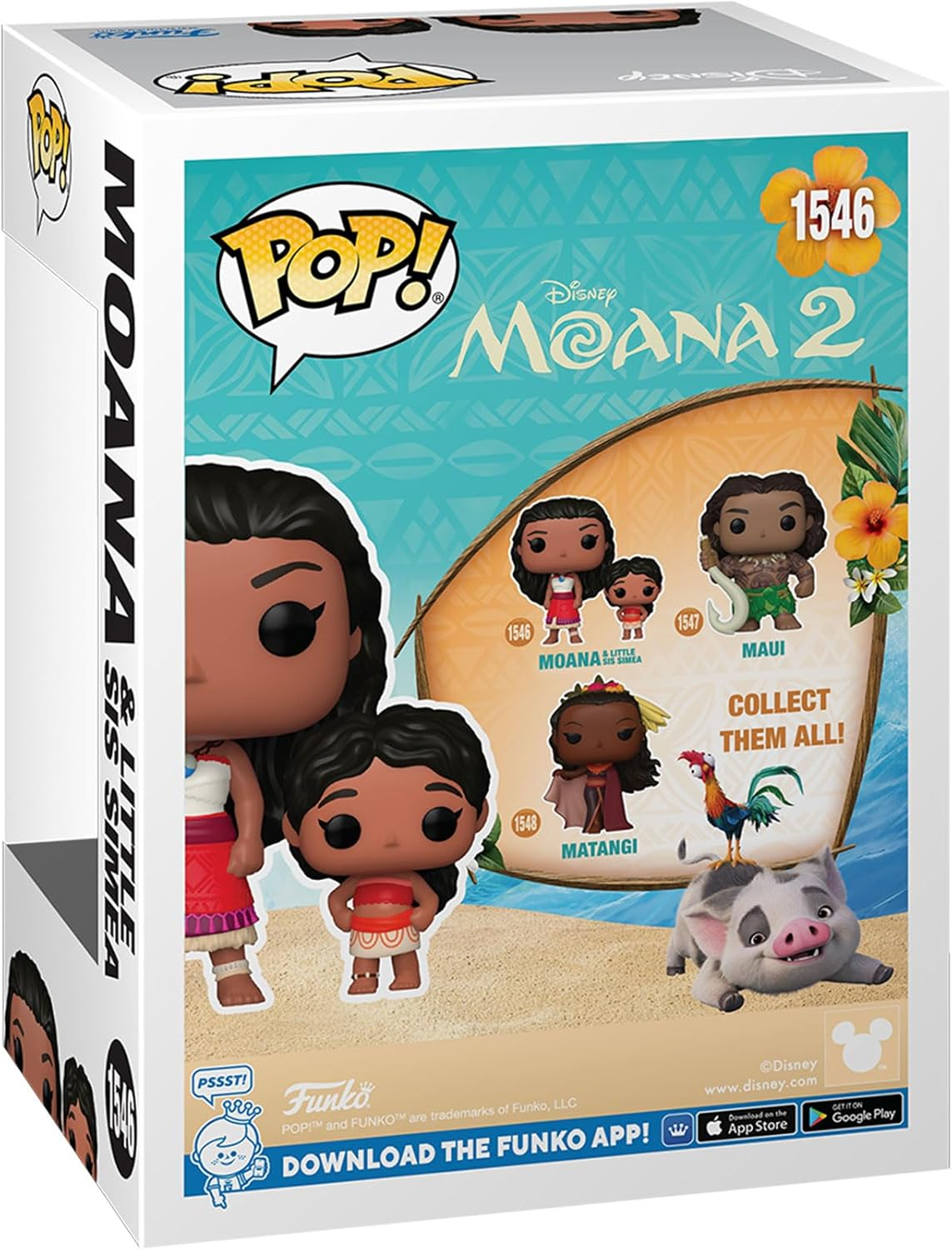 FUNKO POP! & Buddy: Moana 2 - Moana & Little Sis Simea image number 2