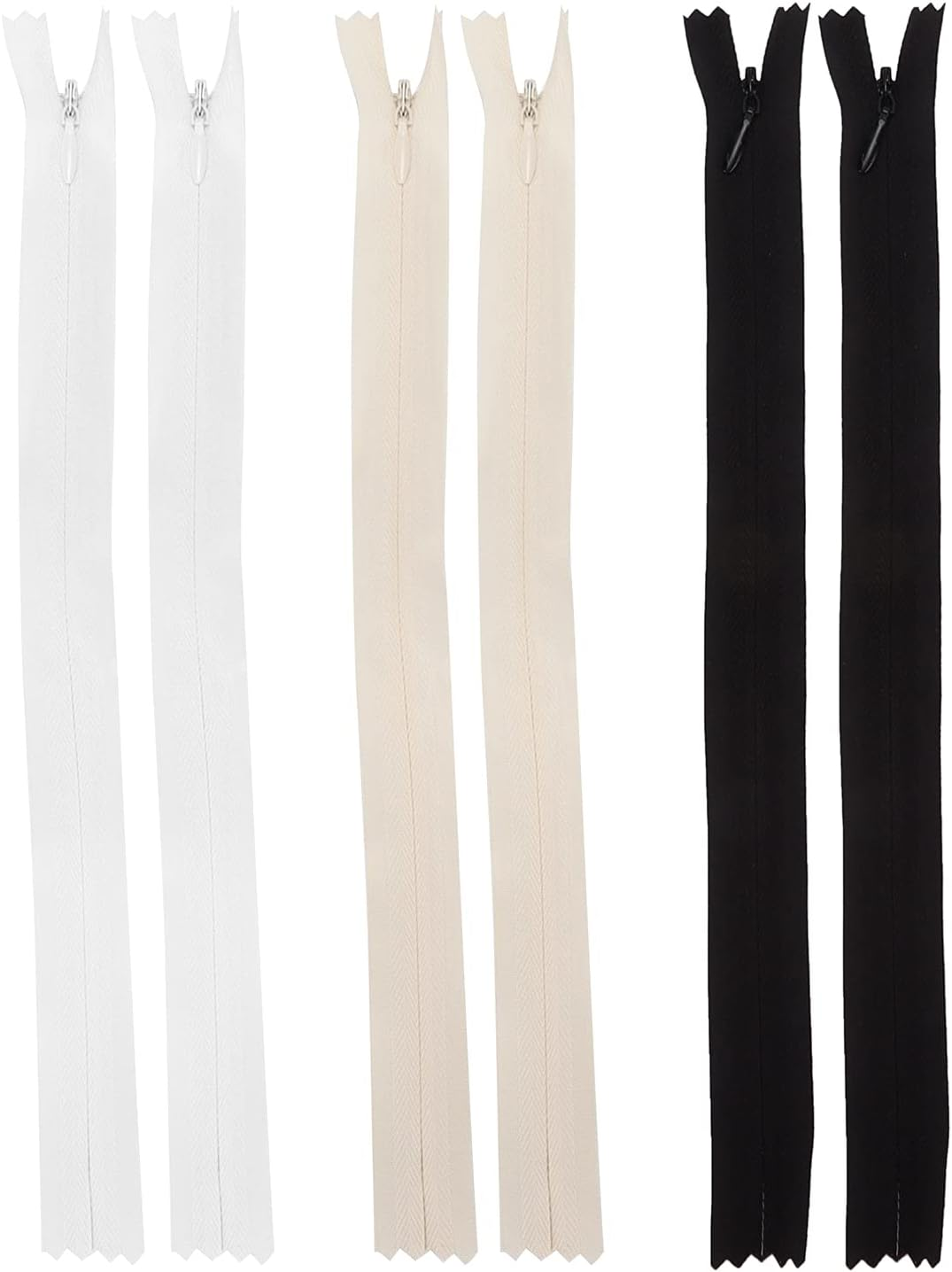 Metal Zippers Invisible Zipper Nylon Coil Zippers for DIY Craft Sewing Accessories image number 2