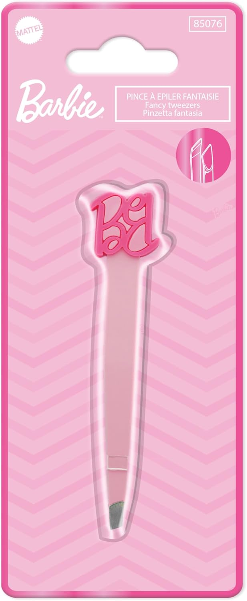 Barbie - Tweezers - Beveled Jaws - Draws the outside and Tip of the Eyebrow - Removes Precisely without Breaking - Official Mattel Product image number 1