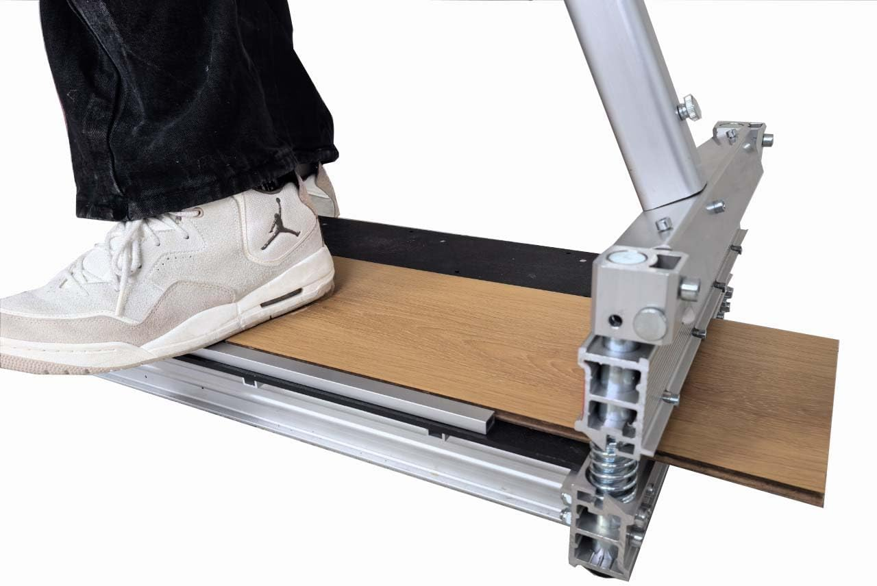 13-Inch Floor Cutter - Cuts Laminate, Vinyl Plank, LVT, SPC, WPC, Engineered Hardwood & More, up to 18Mm Thick, Precision Angle Cuts, No Electricity Needed, Easy to Use image number 3