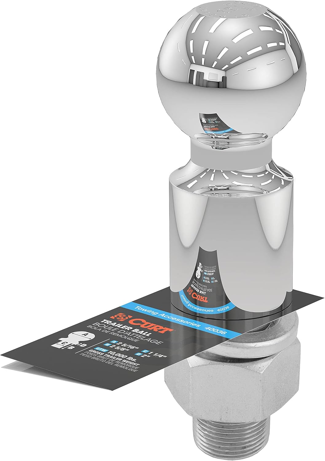 CURT 40036 Trailer Ball image number 3