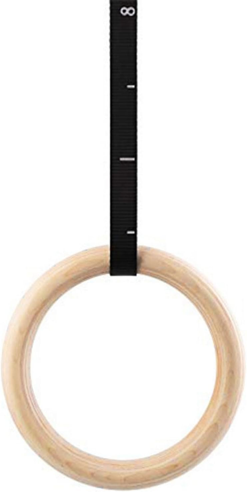 Fitness Gymnastic Rings, Wooden Rings for Strength Training, 28 MM 32 MM Fitness Ring, Pull up Rings Gym, Posture Adjusting Athletic Ring image number 1