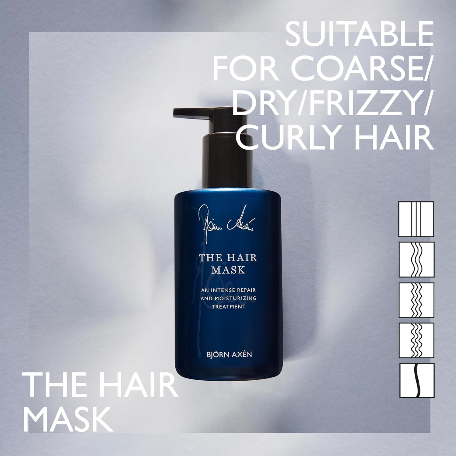 Bj&ouml;rn Ax&eacute;n the Hair Mask an INTENSE REPAIR and MOISTURIZING TREATMENT 250Ml Deeply Hydrating Rescue That Revitalises Coarse, Dry, Frizzy and Curly Hair Types. image number 4