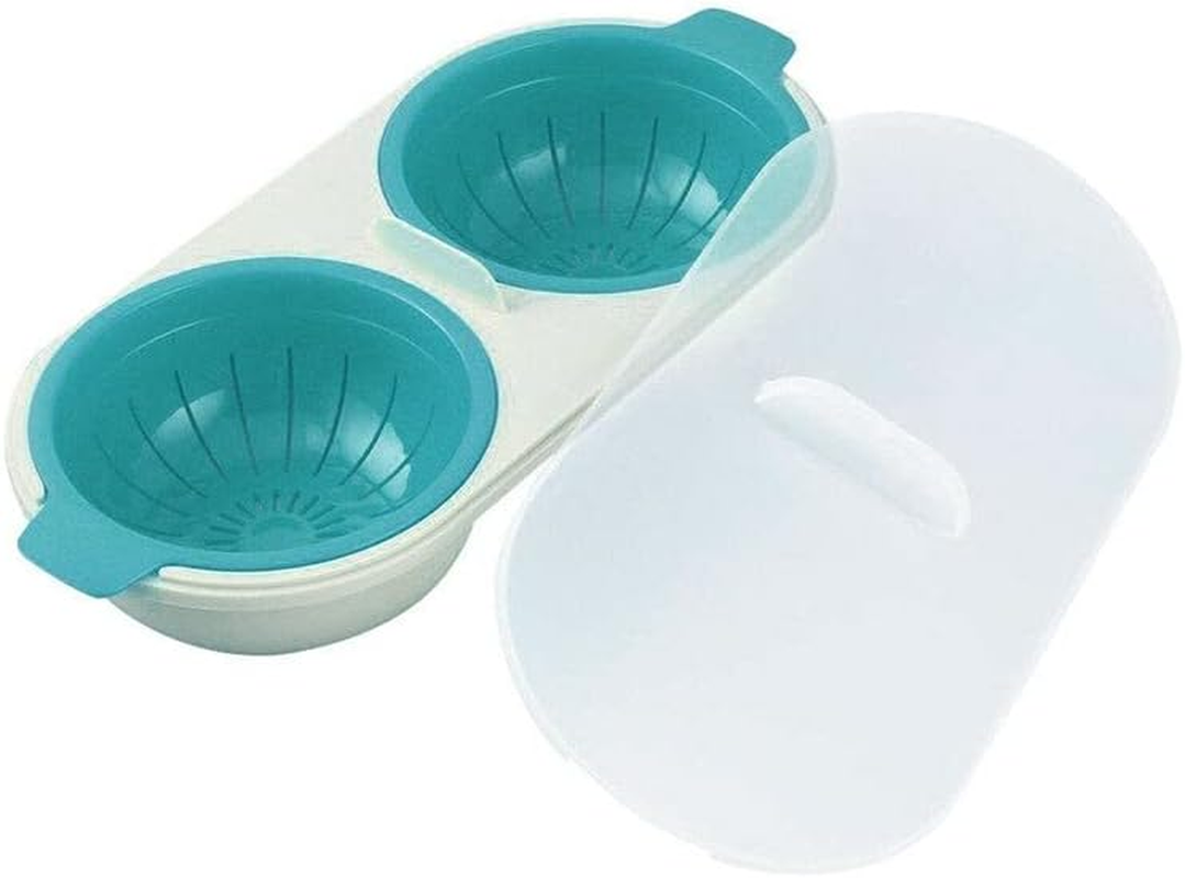 Egg Poacher Microwave Oven Kitchen Novelty Gadgets Sandwich Breakfast Cooker, Quick, Easy & Healthy Breakfast Maker